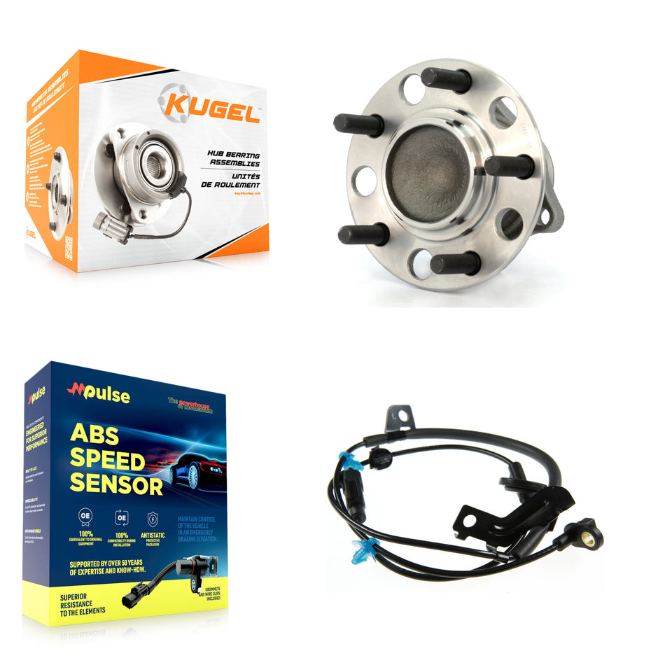 Rear Wheel Hub Bearing ABS Sensor Kit For Chrysler 200 Dodge Avenger Sebring with Harness K7S-100794