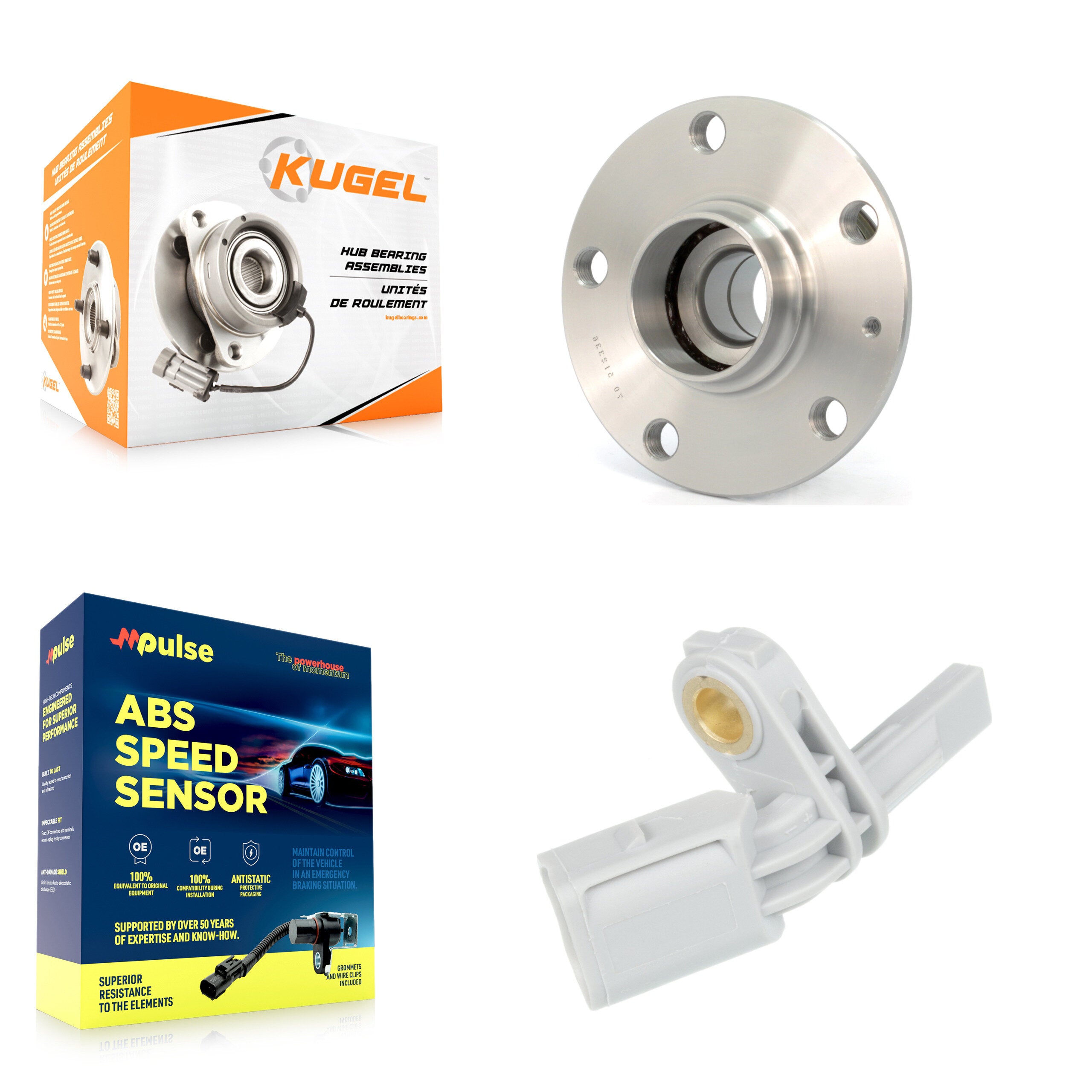 Rear Wheel Hub Bearing And ABS Sensor Kit For Volkswagen Golf SportWagen K7S-100806