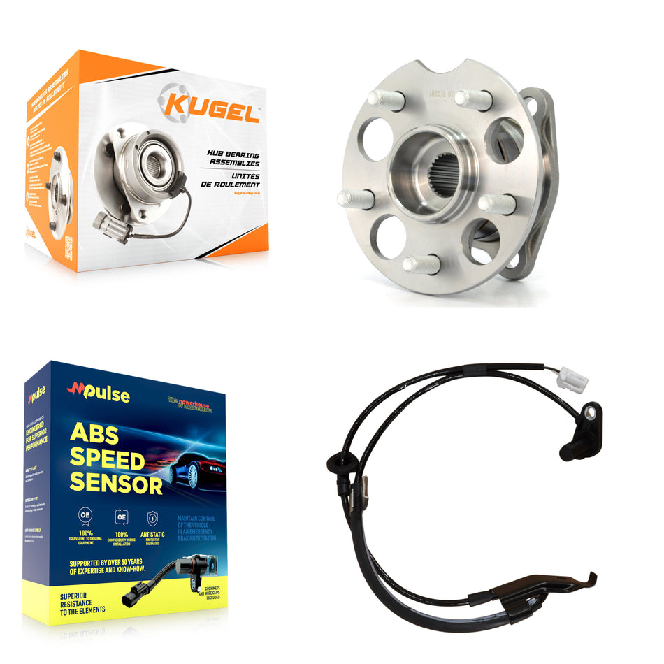 Rear Wheel Hub Bearing And ABS Sensor Kit For Toyota Venza with Harness K7S-100810