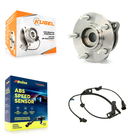 Rear Wheel Hub Bearing & ABS Sensor Kit For 2011 Mitsubishi Outlander Sport with Harness K7S-100818