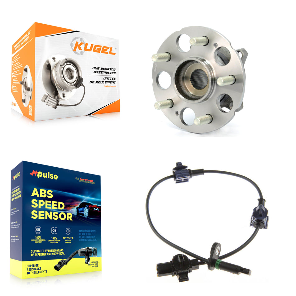 Rear Wheel Hub Bearing ABS Sensor Kit For 2007-2011 Honda CR-V 4WD with 2.4L 4-Wheel K7S-100848