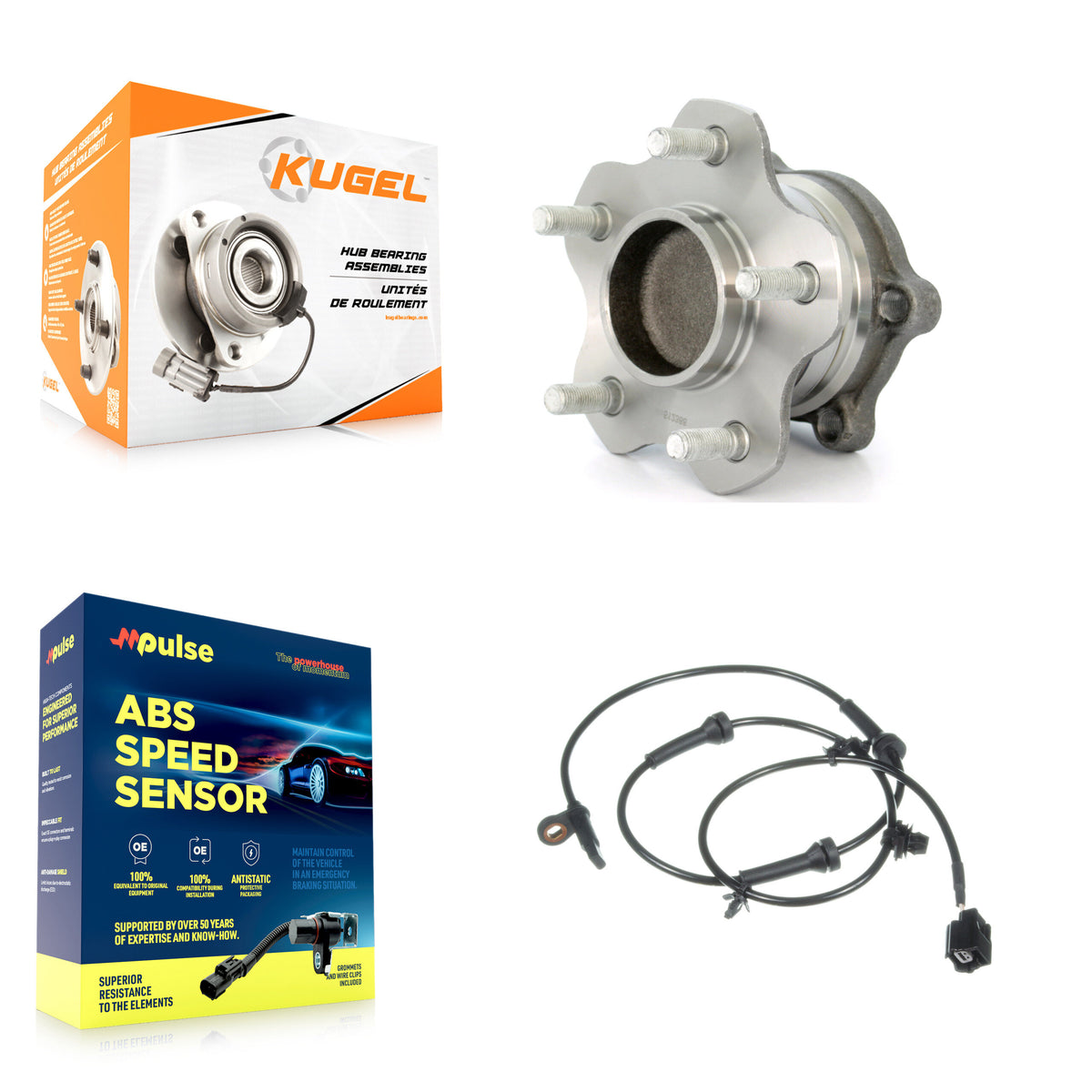 Rear Wheel Hub Bearing And ABS Sensor Kit For Nissan Pathfinder INFINITI QX60 JX35 K7S-100850