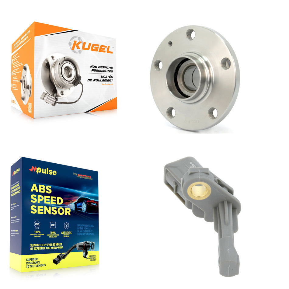 Rear Wheel Hub Bearing And ABS Sensor Kit For 2018 Audi Q3 2.0L with 4-Wheel K7S-100859