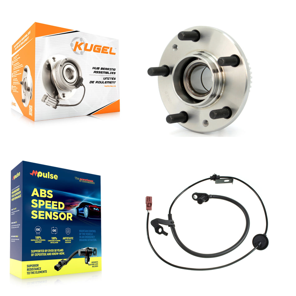 Rear Wheel Hub Bearing & Sensor Kit For 2007 Mercury Milan AWD with 2.3L/3.0L 4-Wheel ABS K7S-100864