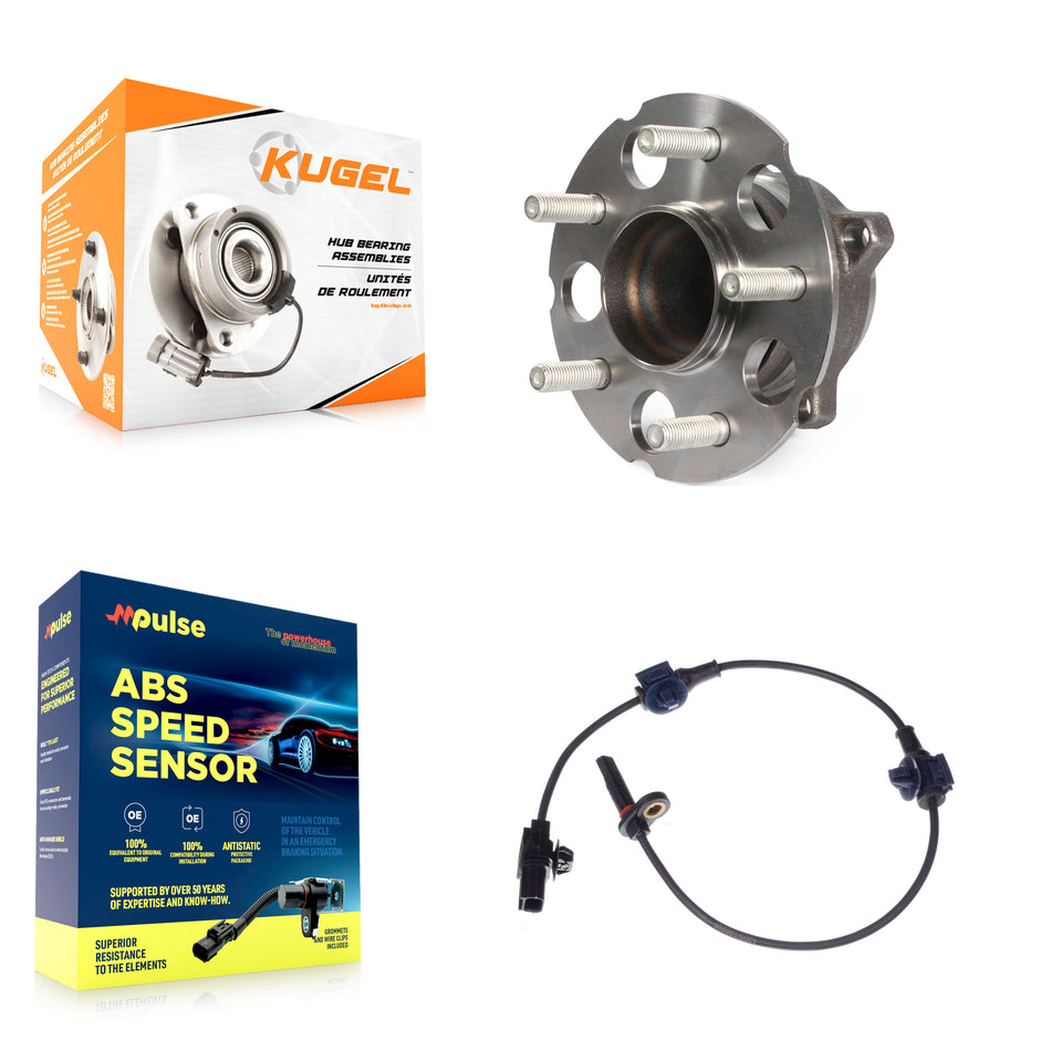 Rear Wheel Hub Bearing And ABS Sensor Kit For 2012 Honda CR-V FWD with 2.4L 4-Wheel K7S-100872