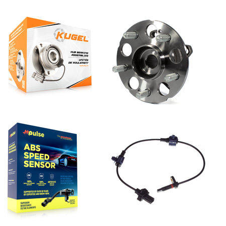 Rear Wheel Hub Bearing And ABS Sensor Kit For 2012 Honda CR-V Built in Japan with Harness K7S-100873