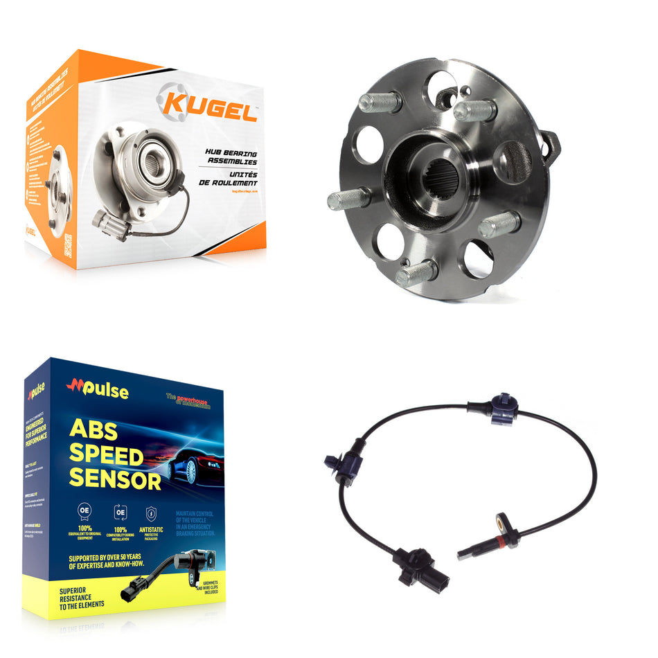 Rear Wheel Hub Bearing And ABS Sensor Kit For 2012 Honda CR-V Built in Japan with Harness K7S-100873