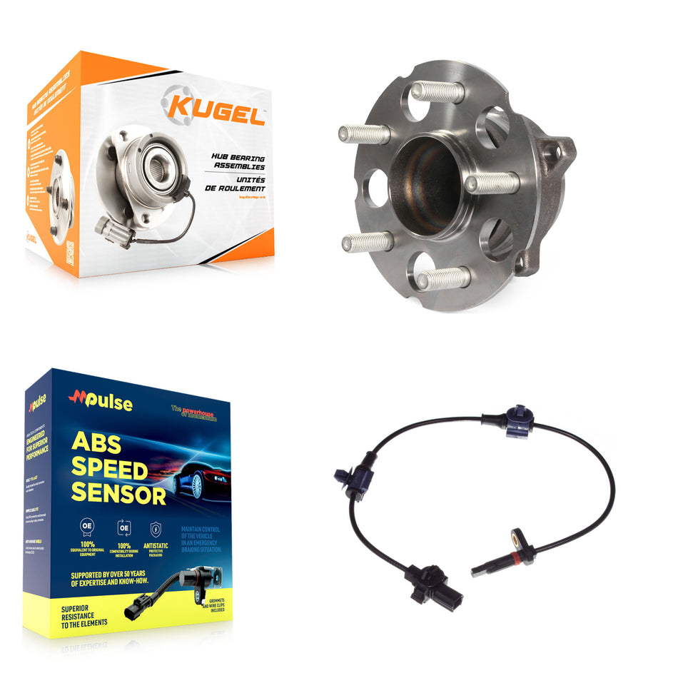 Rear Wheel Hub Bearing And ABS Sensor Kit For 2012 Honda CR-V Built in Japan with Harness K7S-100874