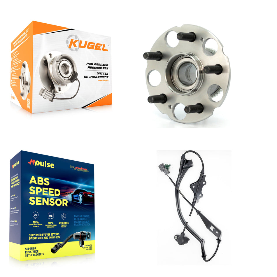 Rear Wheel Hub Bearing & Sensor Kit For Honda Odyssey 3.5L with 4-Wheel ABS Harness K7S-100877