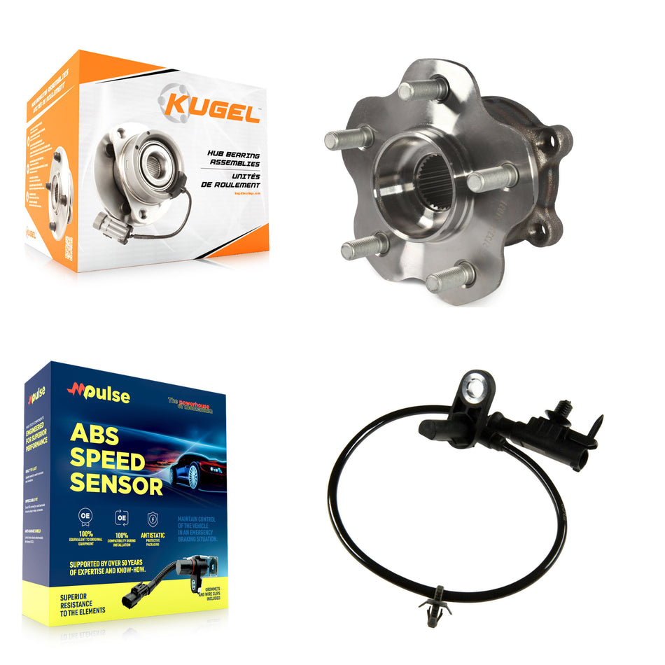 Rear Wheel Hub Bearing And ABS Sensor Kit For INFINITI G37 EX35 Nissan 370Z K7S-100881