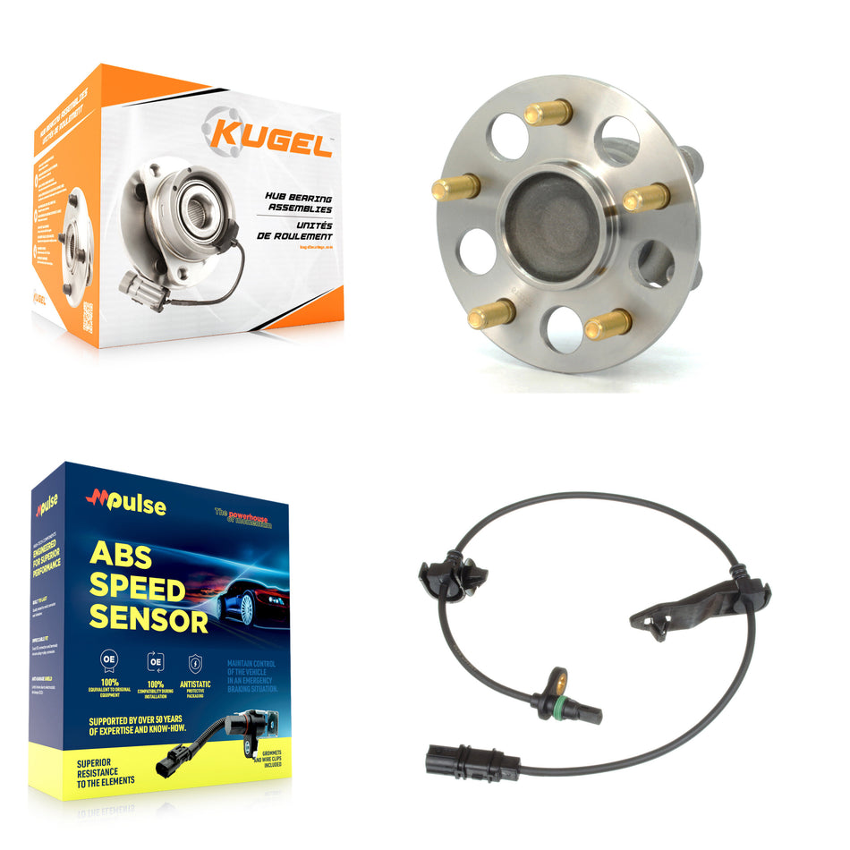 Rear Wheel Hub Bearing & Sensor Kit For 06-08 Honda Civic Not Built in Japan with Harness K7S-100891