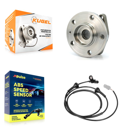 Rear Wheel Hub Bearing And ABS Sensor Kit For Volvo S60 XC70 V70 S80 with Harness K7S-100899