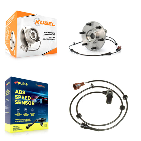 Rear Wheel Hub Bearing Extra Sensor Kit For 2004 Nissan Pathfinder 3.5L with 4-Wheel ABS K7S-100911