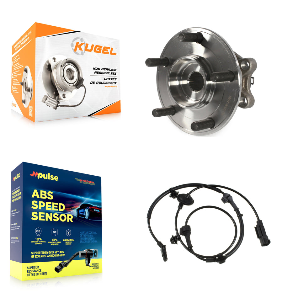 Rear Wheel Hub Bearing And ABS Sensor Kit For Mitsubishi Outlander RVR with Harness K7S-100913