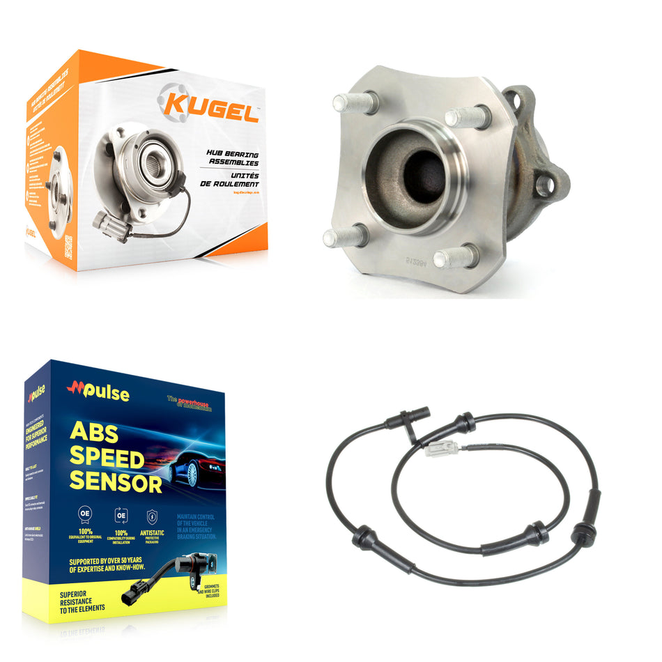 Rear Wheel Hub Bearing & Sensor Kit For Nissan Sentra 2.0L with 4-Wheel ABS Harness K7S-100926