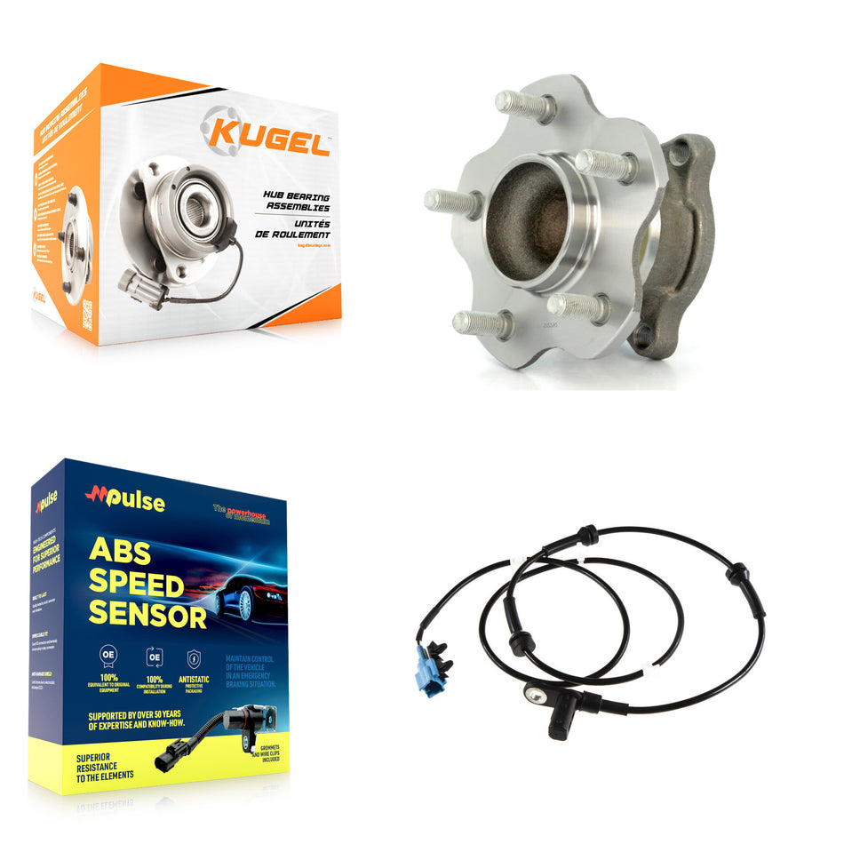 Rear Wheel Hub Bearing ABS Sensor Kit For Nissan Quest 3.5L with 4-Wheel Harness K7S-100927