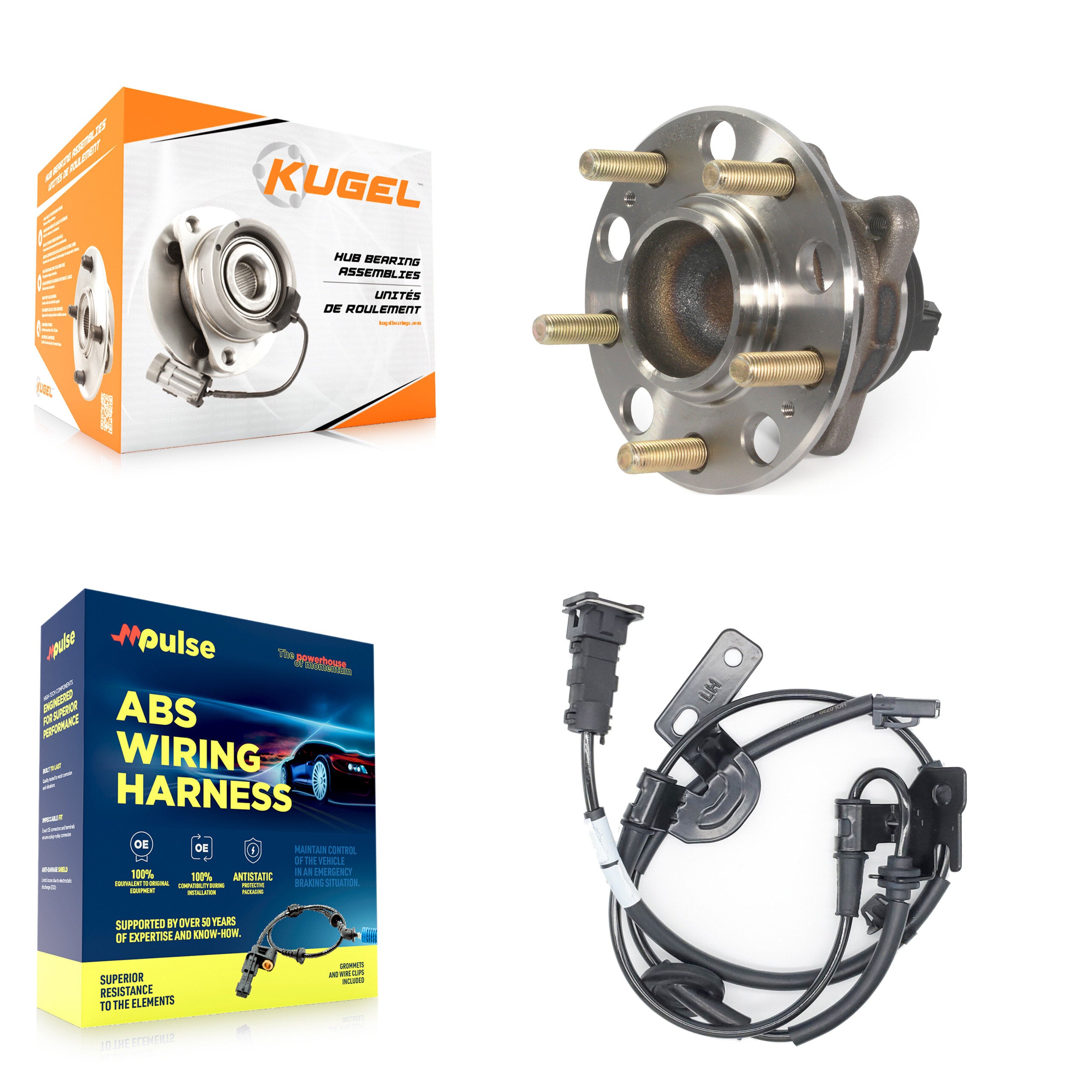 Rear Wheel Hub Bearing And Extra ABS Sensor Kit For Hyundai Sonata Kia Optima K7S-100930