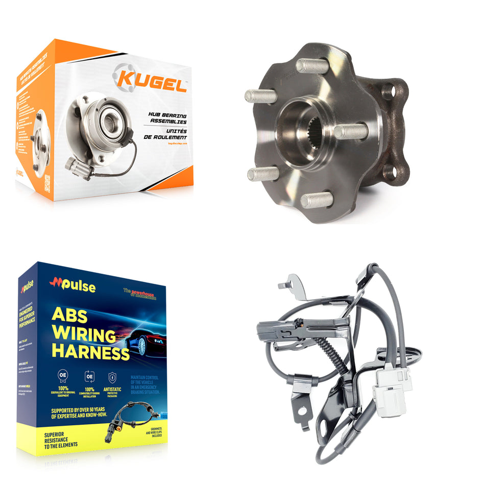 Rear Wheel Hub Bearing And ABS Sensor Kit For 2014-2017 Toyota Highlander AWD with 2.7L K7S-100931
