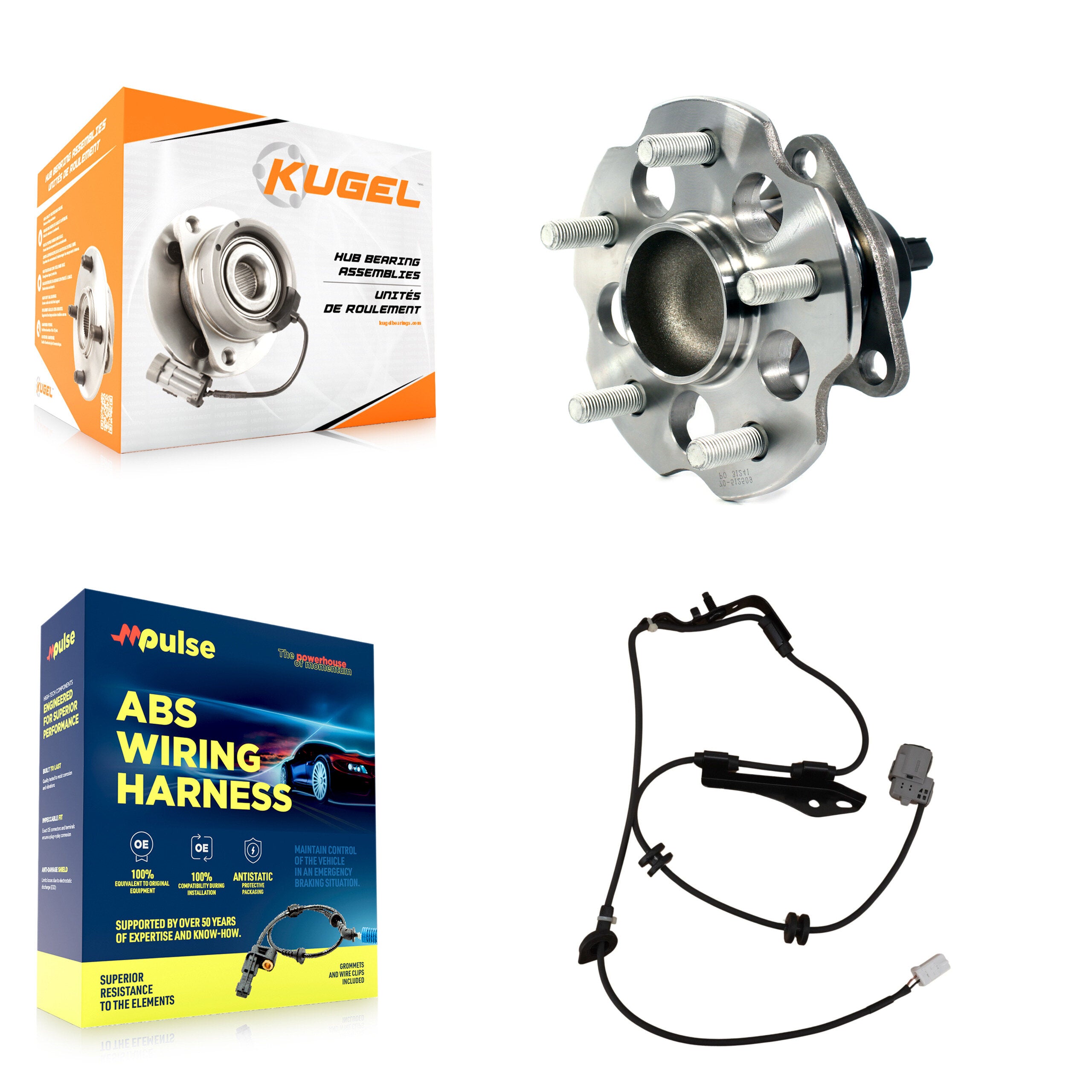 Rear Wheel Hub Bearing And Extra ABS Sensor Kit For Toyota Prius V K7S-100934