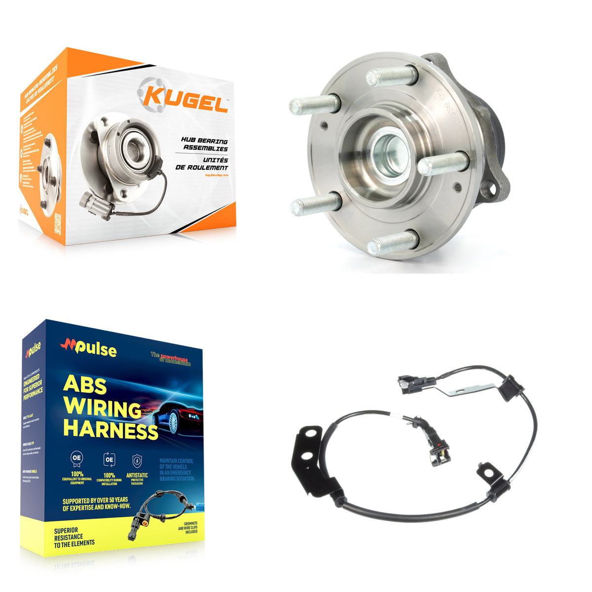 Rear Wheel Hub Bearing And Extra ABS Sensor Kit For Hyundai Santa Fe Sport Kia Sorento XL K7S-100937