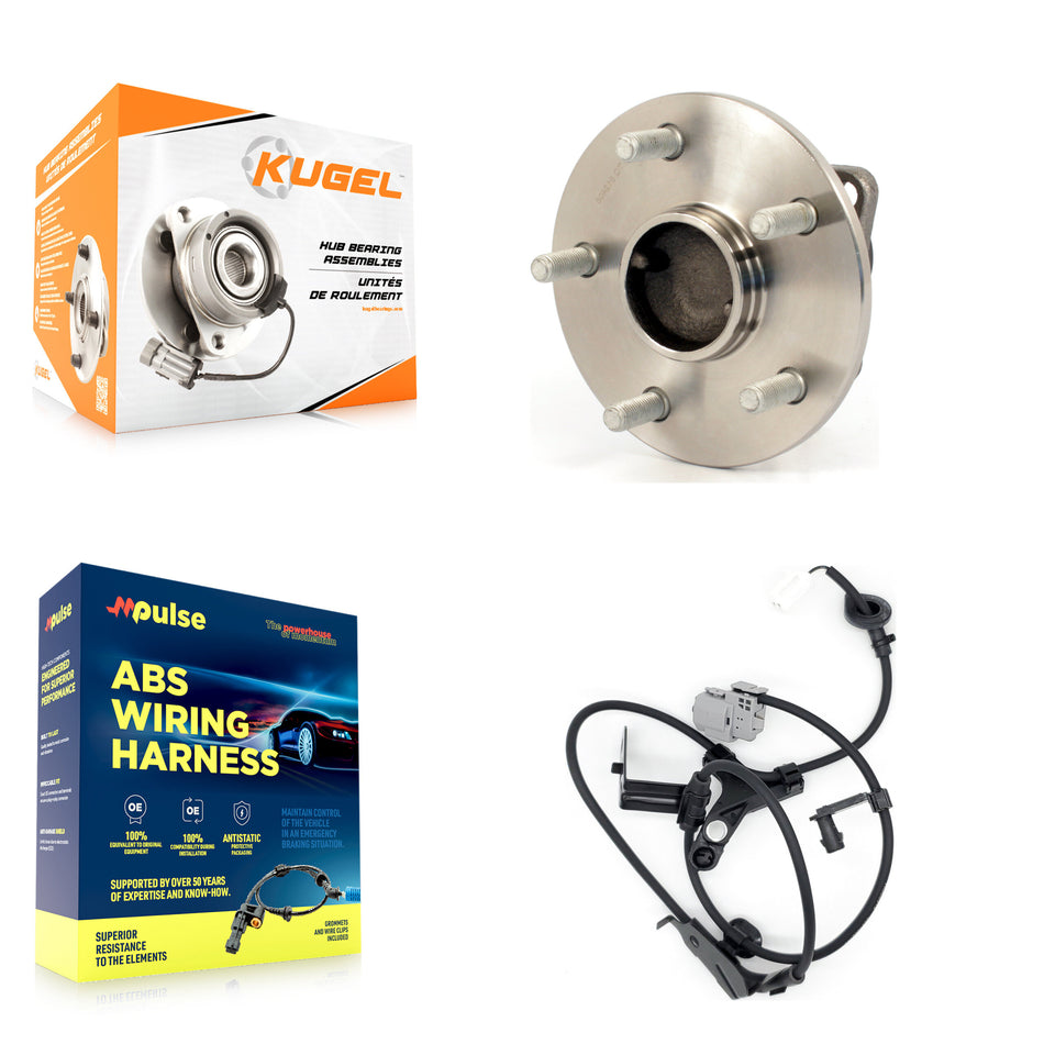 Rear Wheel Hub Bearing Extra ABS Sensor Kit For Toyota Matrix S with FWD 2.4L 4-Wheel K7S-100944