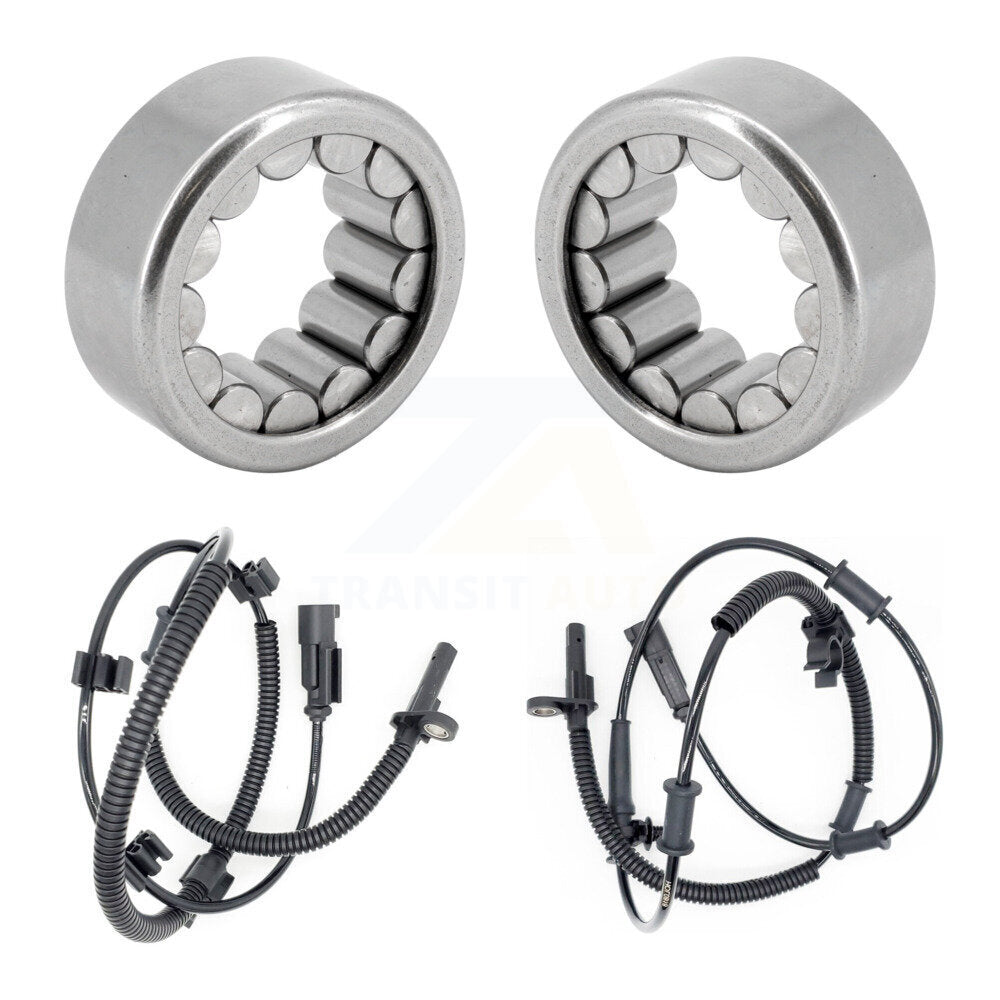 Rear Wheel Bearing ABS Sensor Kit For Ford E-150 4.6L 5.4L with 4-Wheel Harness K7S-100963