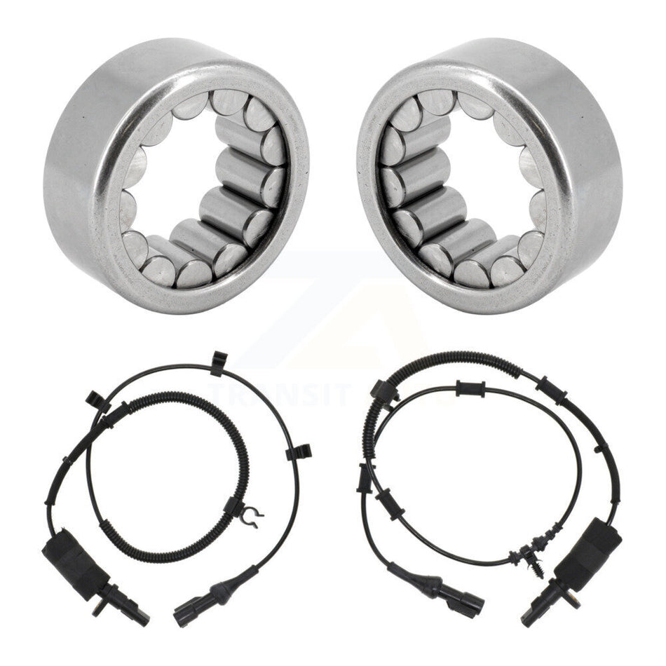 Rear Wheel Bearing ABS Sensor Kit For Ford E-150 4.6L 5.4L with 4-Wheel Harness K7S-100971