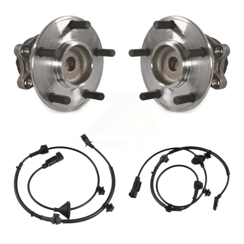 Rear Wheel Hub Bearing Sensor Kit For 2015 Mitsubishi Outlander FWD with 3.0L 4-Wheel ABS K7S-101037