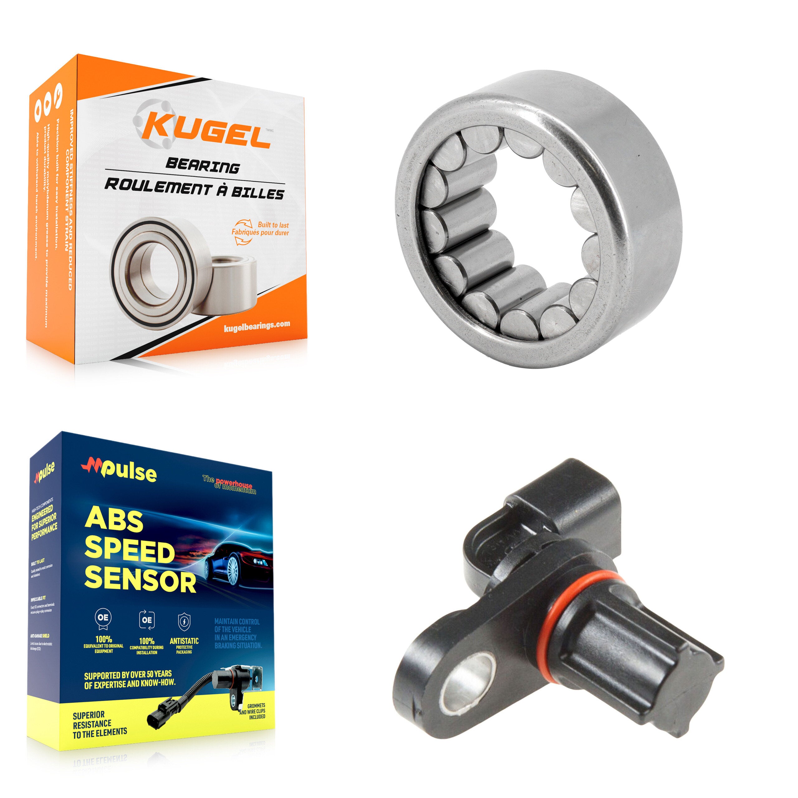 Rear Wheel Bearing & Sensor Kit For Lincoln Mark LT 5.4L with 4-Wheel ABS without Harness K7S-101478