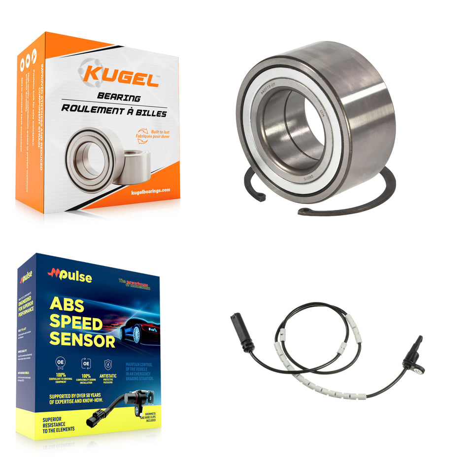 Rear Wheel Bearing And ABS Sensor Kit For 2013 BMW 335i xDrive 335is K7S-101491