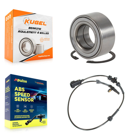 Rear Wheel Bearing Sensor Kit For 08-12 Land Rover LR2 3.2L with 4-Wheel ABS Harness K7S-101502