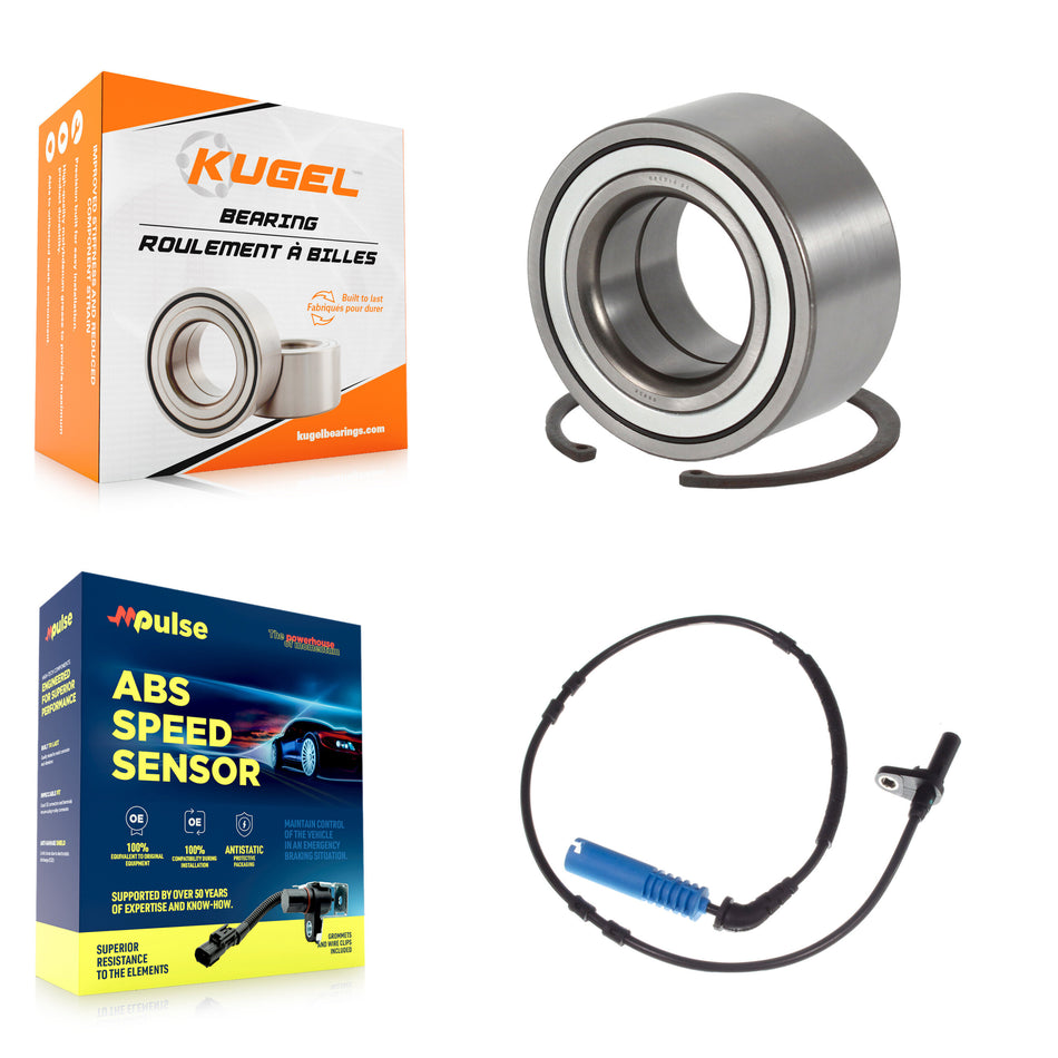 Rear Wheel Bearing And ABS Sensor Kit For BMW X3 with Harness K7S-101504