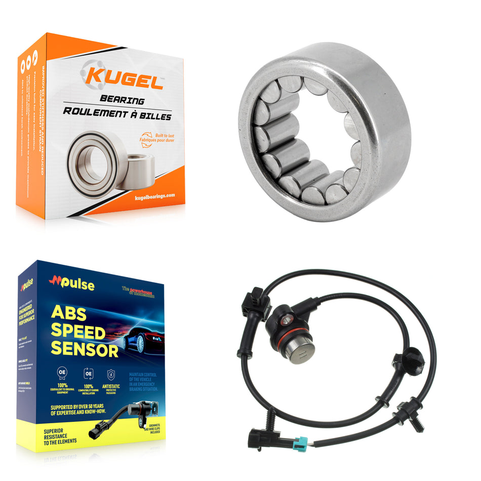 Rear Wheel Bearing & Sensor Kit For 03-06 Chevrolet Tahoe 5.3L 4.8L With 9-1 2" Ring Gear K7S-101505