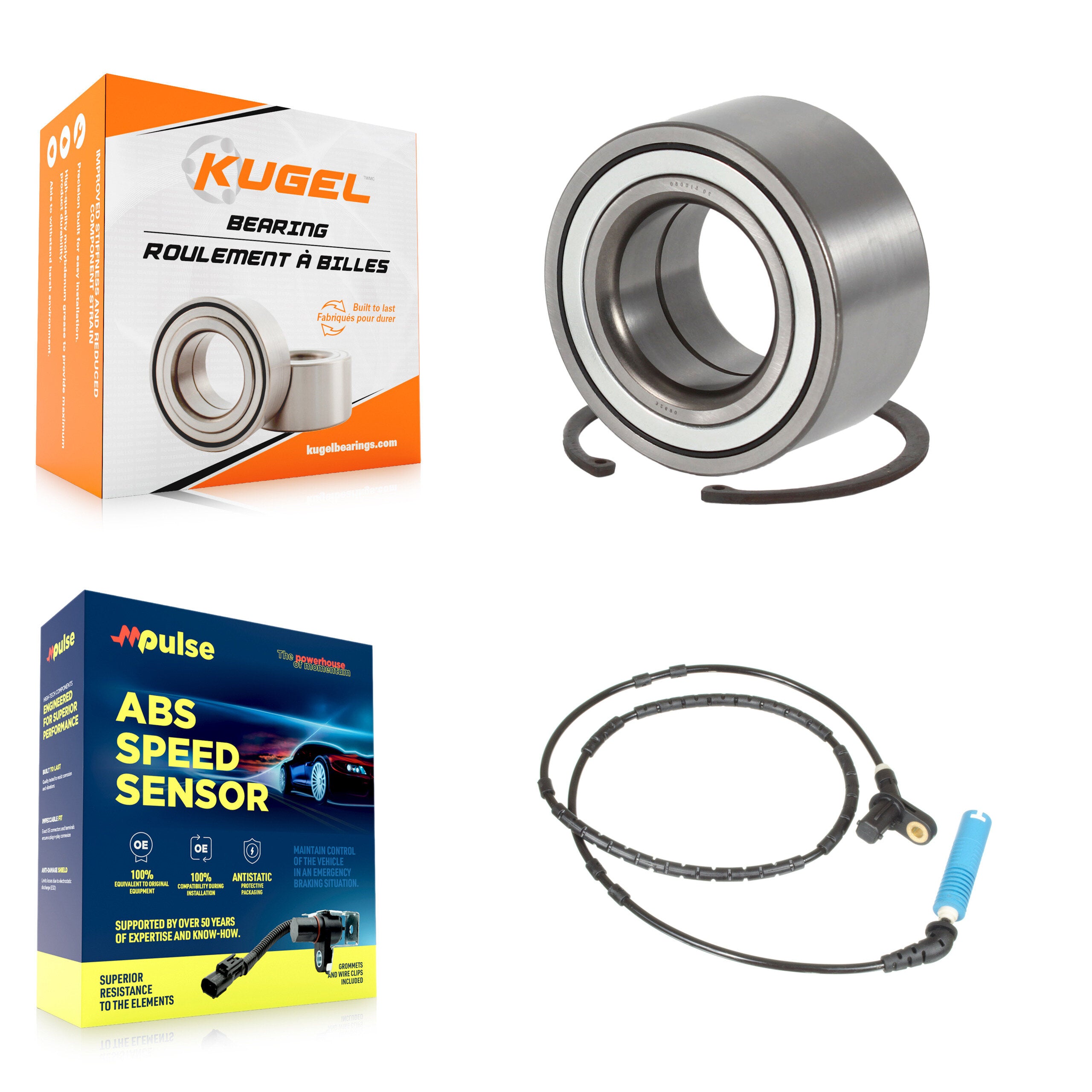 Rear Wheel Bearing And ABS Sensor Kit For BMW 330Ci M3 330i K7S-101506