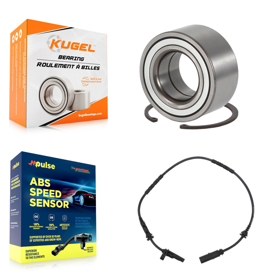 Rear Wheel Bearing And ABS Sensor Kit For 2010 BMW X3 3.0L with 4-Wheel Harness K7S-101511