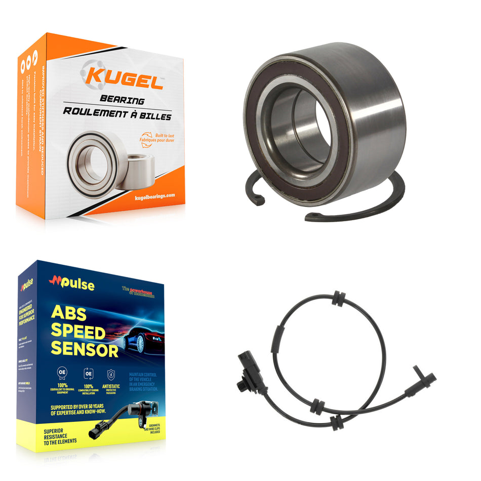 Rear Wheel Bearing & Sensor Kit For Ford Fiesta ST with 1.6L Disc rear brakes 4-Wheel ABS K7S-101516
