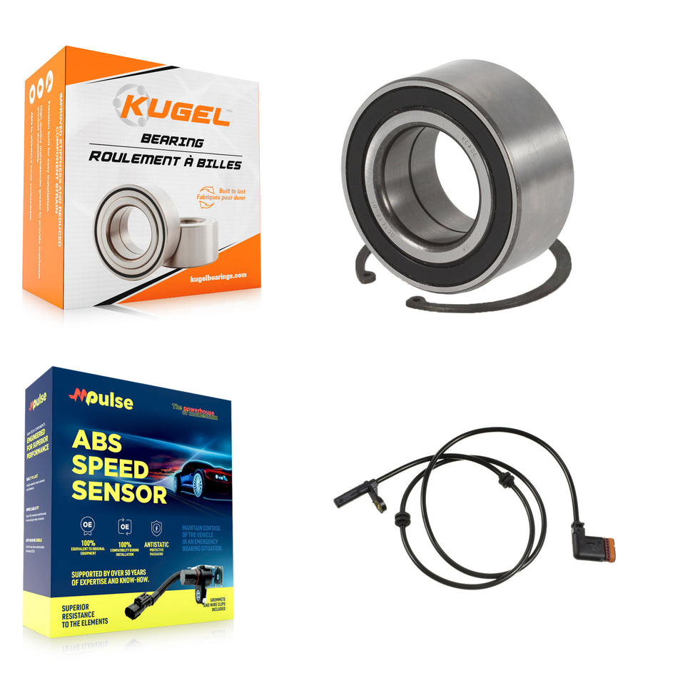 Rear Wheel Bearing And ABS Sensor Kit For 2008-2009 Mercedes-Benz C230 with Harness K7S-101518