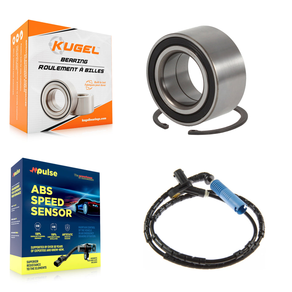 Rear Wheel Bearing & Sensor Kit For 03-05 BMW Z4 2.5L 3.0L with 4-Wheel ABS Harness K7S-101520