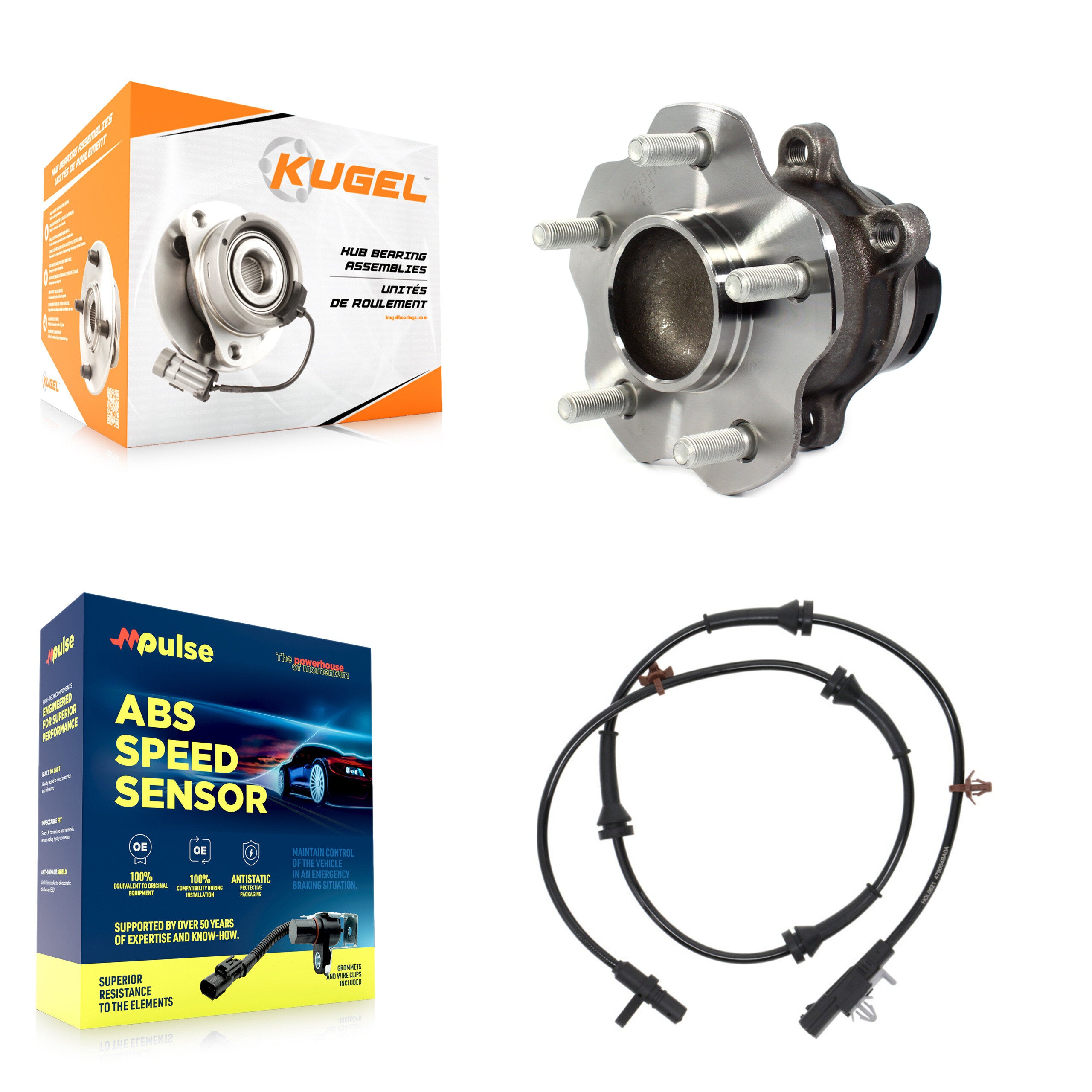 Rear Wheel Hub Bearing And ABS Sensor Kit For Nissan Rogue K7S-101524