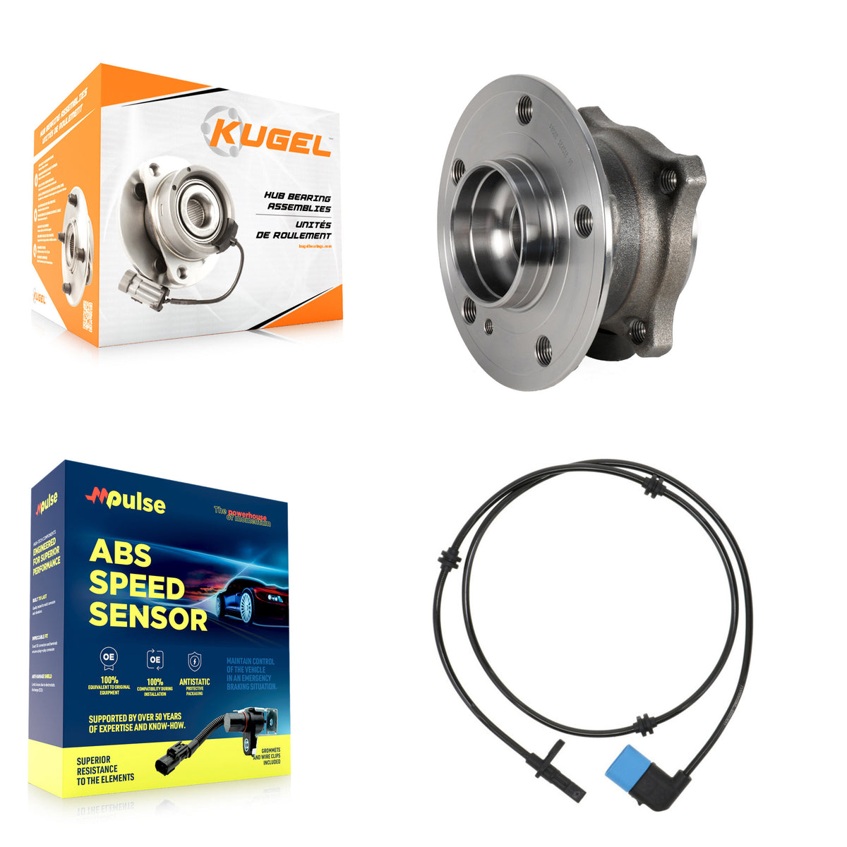 Rear Wheel Hub Bearing & Sensor Kit For Mercedes-Benz GLA250 CLA250 B250 CLA45 AMG GLA45 K7S-101536
