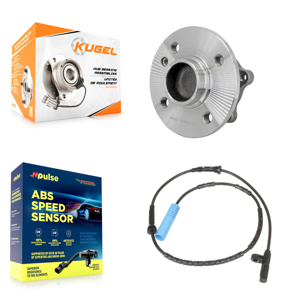 Rear Wheel Hub Bearing ABS Sensor Kit For Mini Cooper 1.6L with 4-Wheel Harness K7S-101547
