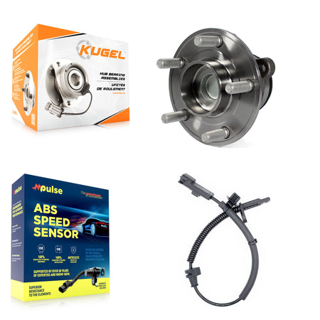 Rear Wheel Hub Bearing And ABS Sensor Kit For Ford Fusion Lincoln MKZ K7S-101554