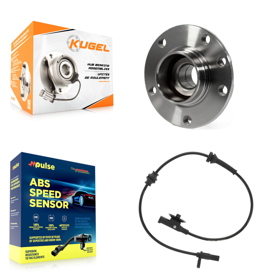 Rear Wheel Hub Bearing And ABS Sensor Kit For 2013-2015 Dodge Dart K7S-101571