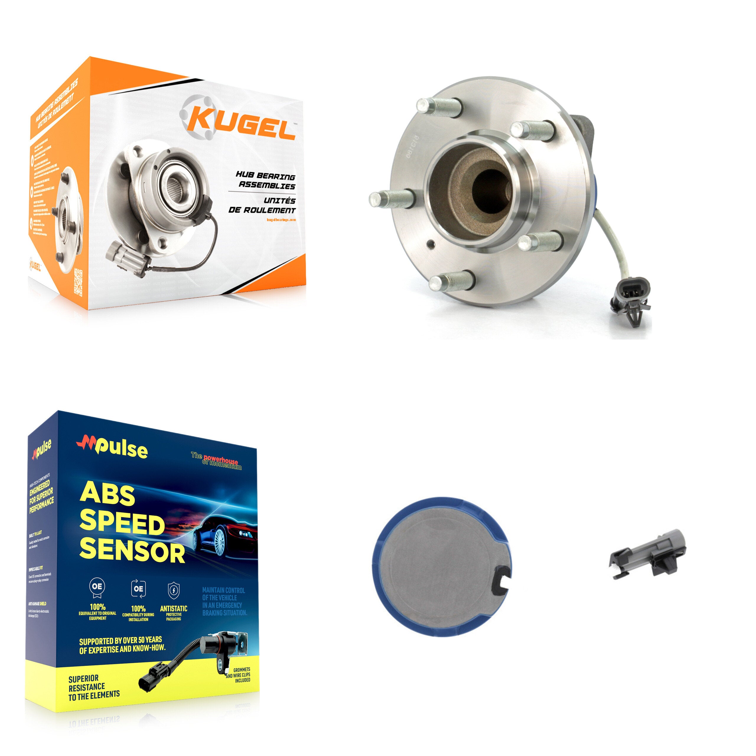Rear Wheel Hub Bearing And Extra ABS Sensor Kit For Buick Rendezvous K7S-101578