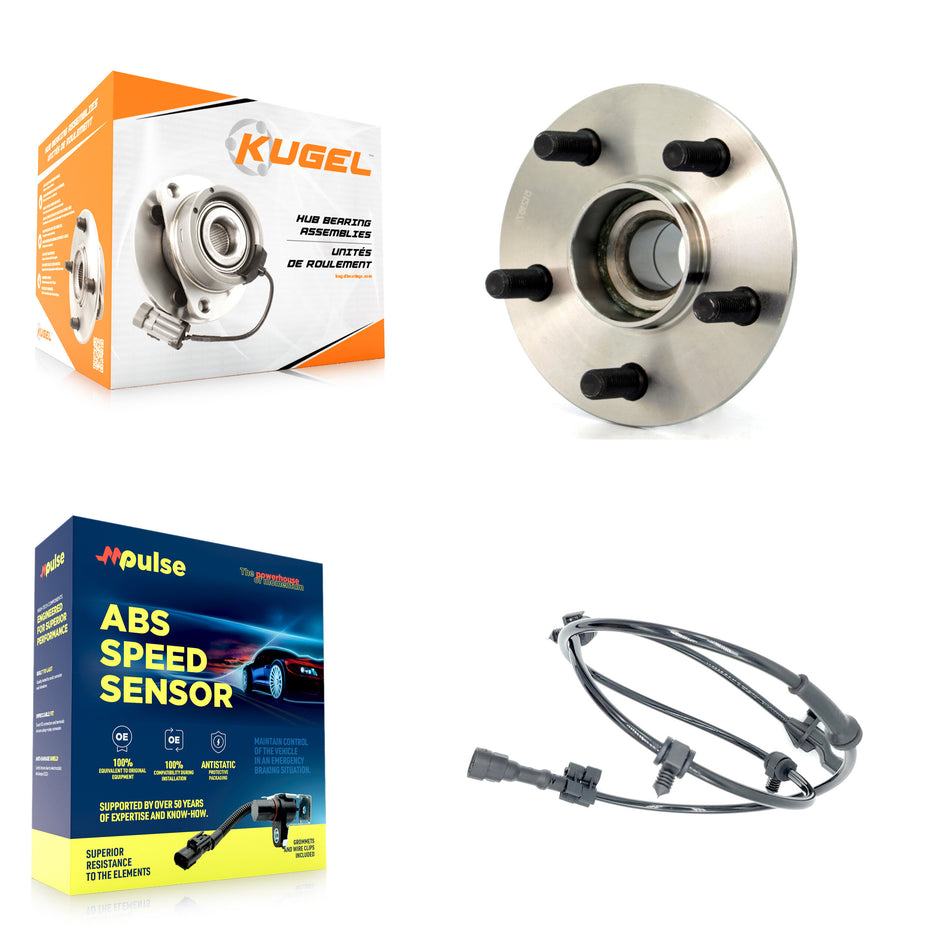 Rear Wheel Hub Bearing Sensor Kit For 2004-2010 Chrysler PT Cruiser 2.4L with 4-Wheel ABS K7S-101585