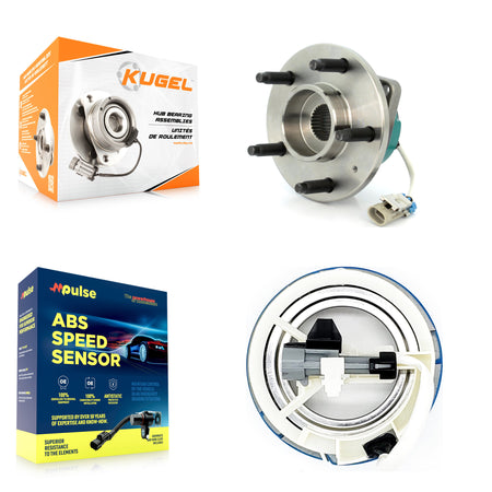 Rear Wheel Hub Bearing And Extra ABS Sensor Kit For Cadillac CTS STS K7S-101588