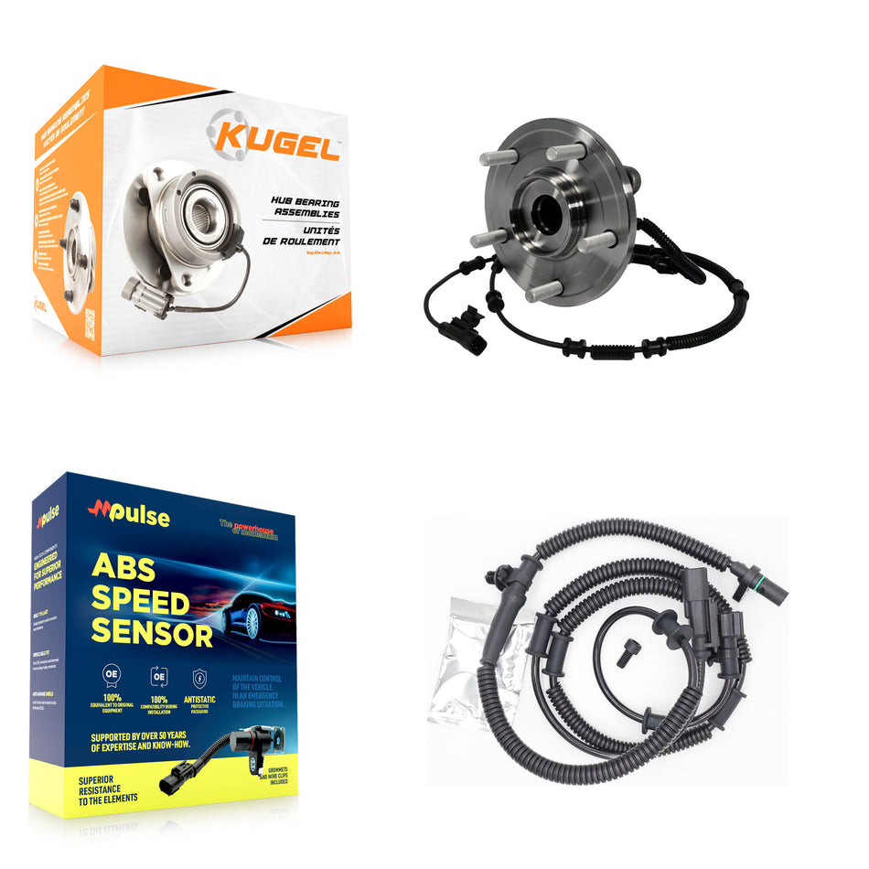 Rear Wheel Hub Bearing & Extra Sensor Kit For Dodge Grand Caravan Chrysler Town Country K7S-101595