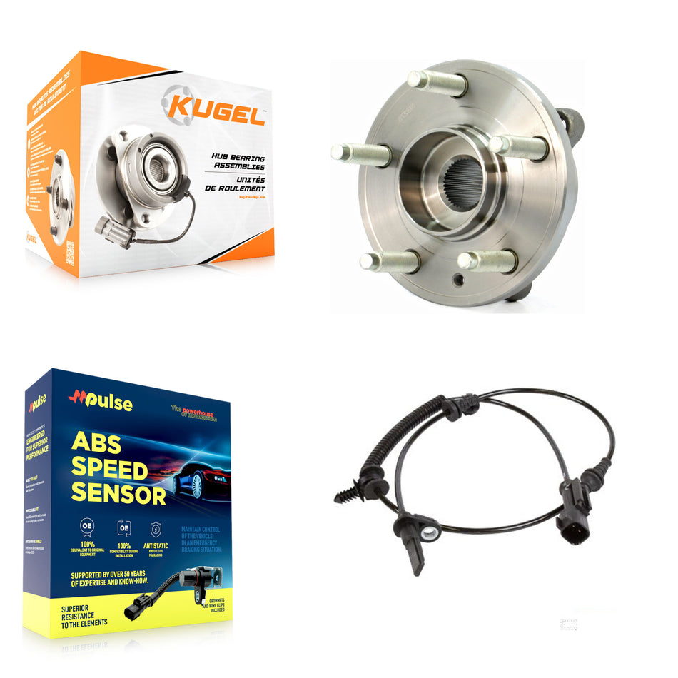 Rear Wheel Hub Bearing & Sensor Kit For Ford Flex Taurus Lincoln Police Interceptor Sedan K7S-101617