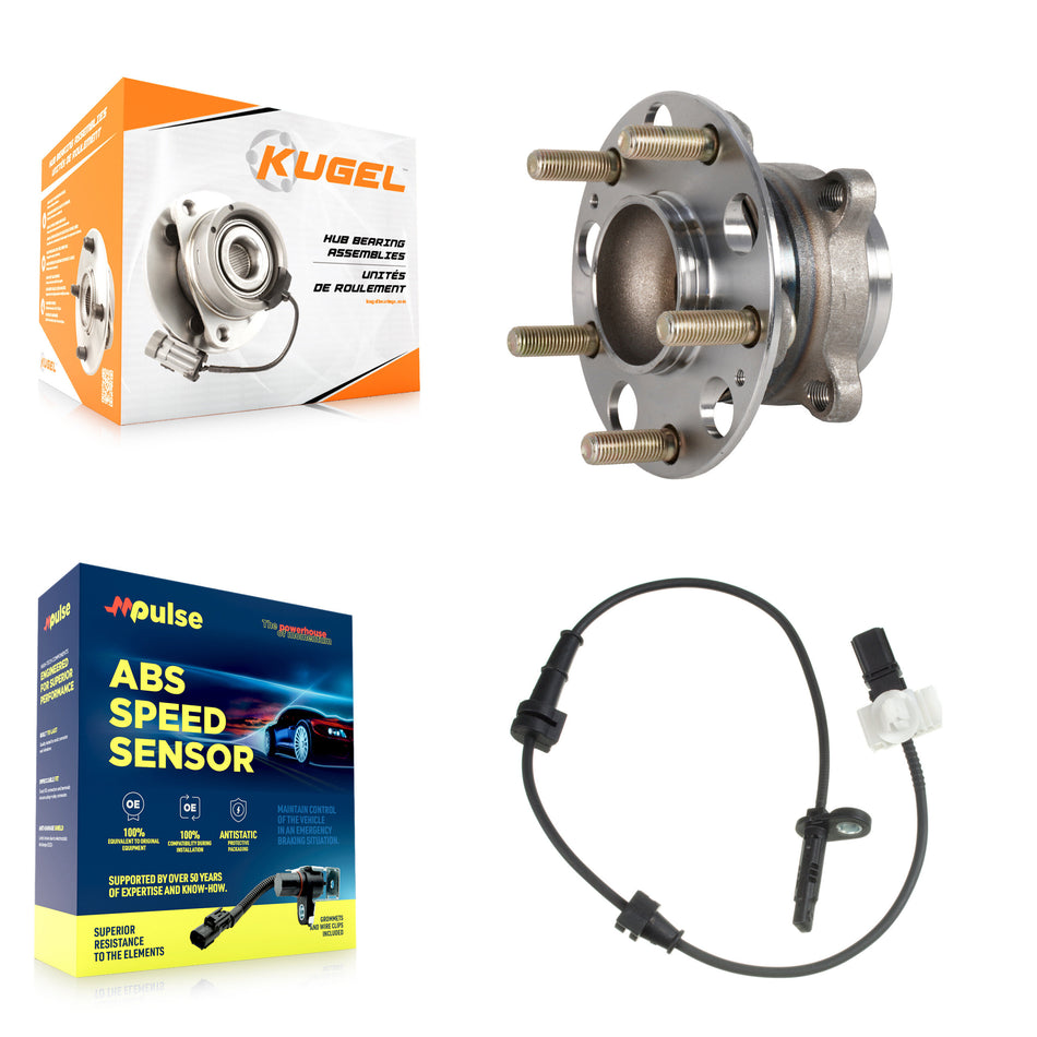 Rear Wheel Hub Bearing And ABS Sensor Kit For Honda Accord with Harness K7S-101621