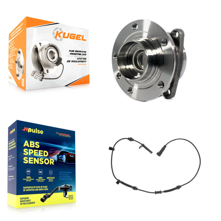 Rear Wheel Hub Bearing & ABS Sensor Kit For Jeep Cherokee FWD with 2.4L 3.2L 4-Wheel K7S-101632